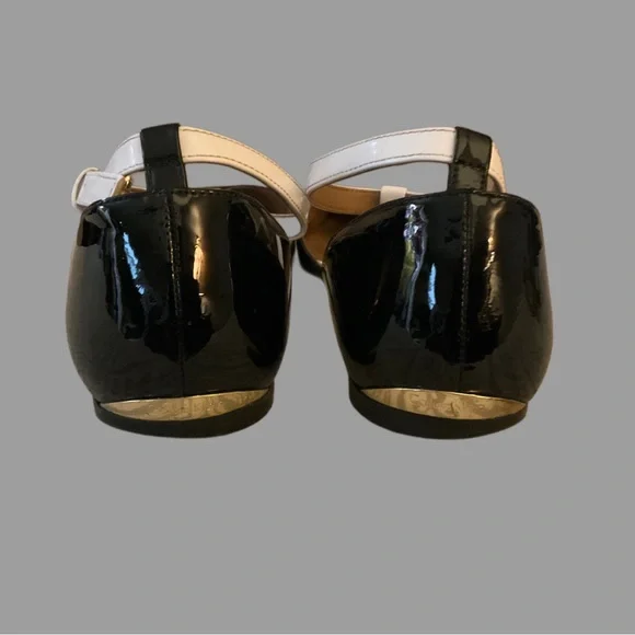 Calvin Klein Black and Cream Flats - Picture 5 of 8